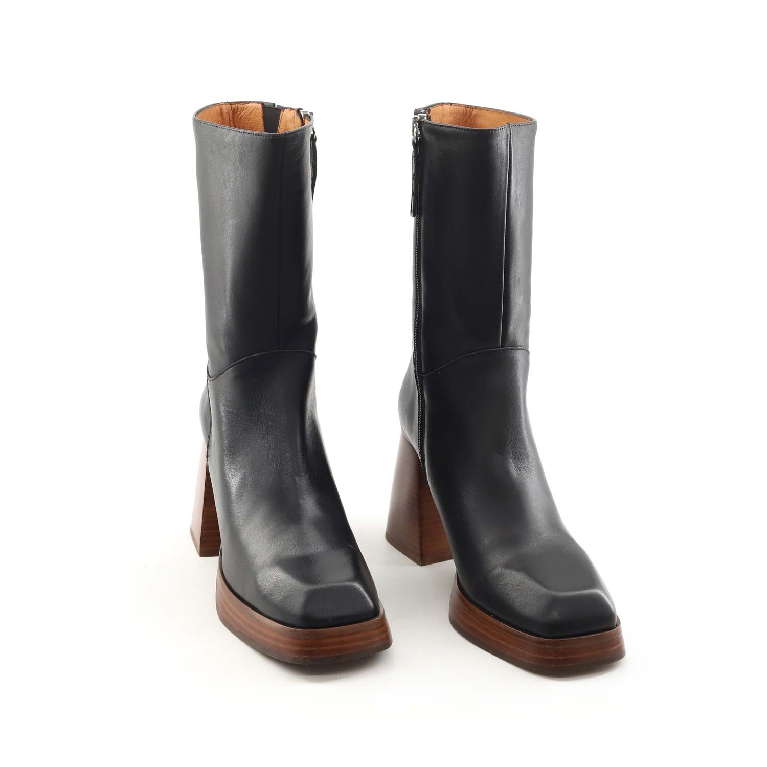 Club Style Stivaletto Con Tacco Nero